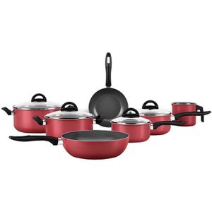 Jogo de Panelas Antiaderentes 7 Peças Chilli Cereja - Brinox