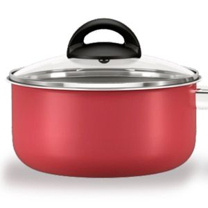 Panela Chilli 16cm 1,3l Vermelho Cereja - Brinox