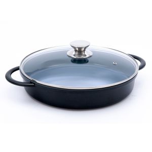Caçarola Antiaderente 30cm 3,5l Preta - Hercules