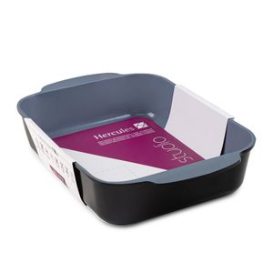 Assadeira Antiaderente Retangular 35x24cm Preta - Hercules