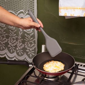 Espátula de Silicone 28cm Cinza - Mozcada