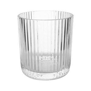 Copo de Vidro Baixo Graffiato 320mL Transparente - Hauskraft