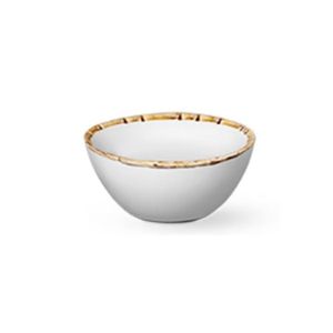 Bowl de Cerâmica Bambu 500mL Branco - Scalla