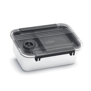 Marmita Bom Apetite com Bandeja Válvula Preto - Nitron
