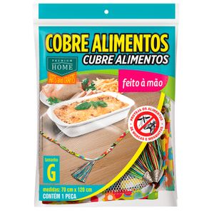 Cobre Alimentos 120x70cm Branco - Plast Leo