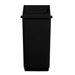 Lixeira com Tampa Basculante 9l Preta - Sanremo