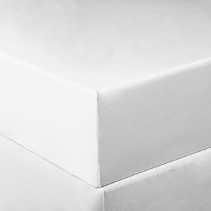 Lençol de Solteiro com Elástico Branco - Tecebem