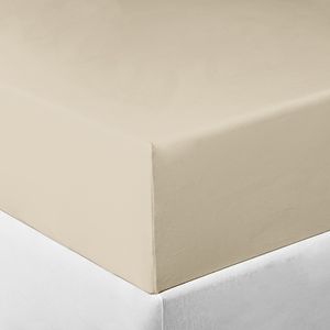 Lençol de Casal com Elástico Trigo - Tecebem