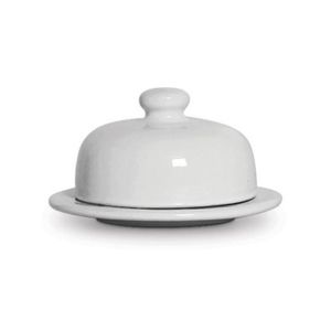 Manteigueira de Cerâmica Standard 16cm Branca - Scalla