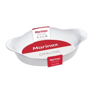 Assadeira Oval Opaline de Vidro 1l - Marinex