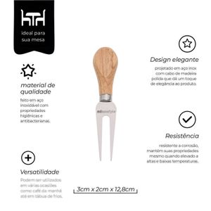 Garfo para Queijo 12,8 Inox - Mimo Style