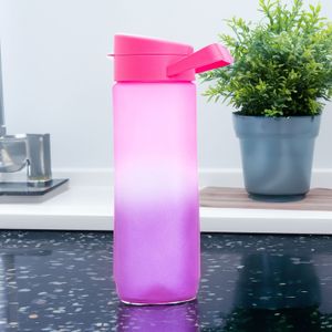 Garrafa Squeeze Degradê 800mL Rosa e Roxo - Bl Ud