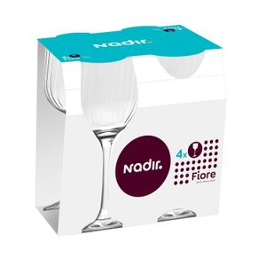 Jogo de Taças 4 Peças Vinho Fiore 515mL - Nadir