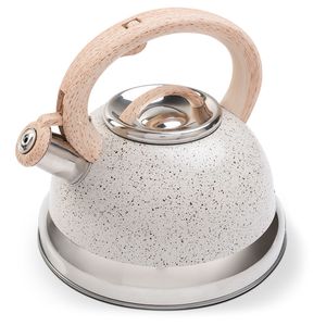 Chaleira de Inox com Apito Roma 2,7l Vanilla - Brinox