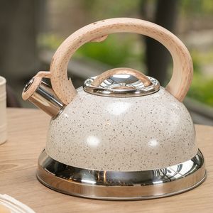 Chaleira de Inox com Apito Roma 2,7l Vanilla - Brinox