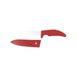 Faca 19,5cm Vermelha - Mimo Style
