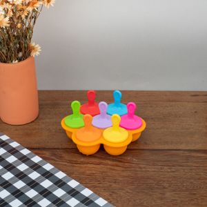 Forma para Picolé com 7 Divisórias Colorida - Mozcada