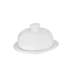 Manteigueira de Cerâmica Standard 16cm Branca - Scalla