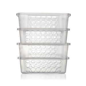 Conjunto de Cesto Organizador Empilhável 4 Peças 1,6l - Sanremo