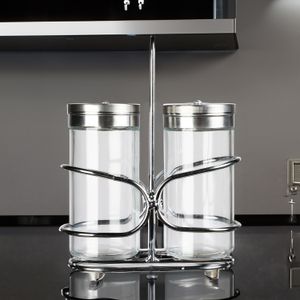 Porta Condimentos Bergamo 80mL com Suporte - Lehaví