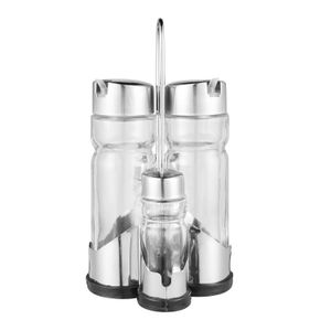 Galheteiro Verona 4 Peças Inox - Lehaví