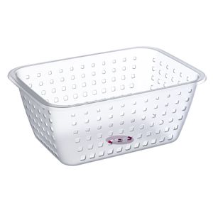 Cesta Organizadora Retangular 14l Cristal - Ordene