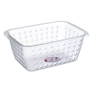 Cesta Organizadora 5,2l Retangular Cristal - Ordene