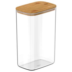 Pote Hermético com Tampa de Bambu Keep 2,3l Natural - Ou