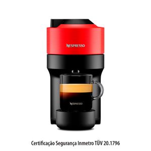 Cafeteira Vertuo Pop Vermelha - Nespresso