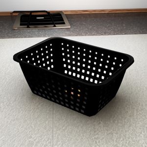 Cesta Organizadora Retangular 14l Preta - Ordene
