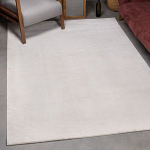 Tapete Sofia 02 Bege e Cinza 50x80cm - Edantex