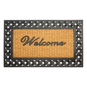 Capacho Fibra de Coco Welcome 45x75cm Prime - Edantex