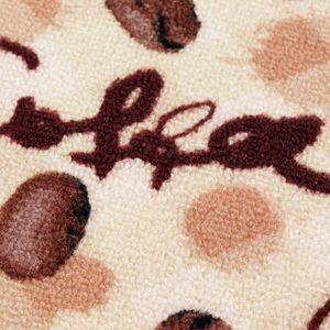 Tapete Clean Coffee 40x60cm Bege e Cinza - Edantex