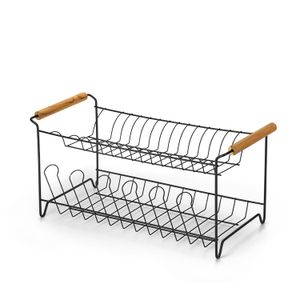 Escorredor de Louça Duplo Eco Design Black - Arthi