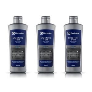 Kit Limpa Forno e Grill Electrolux Ação Desengordurante 3 unidades