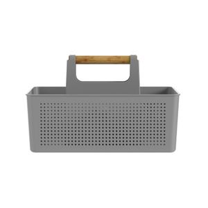 Organizador Multiuso 8l Flow 21x34,6cm Chumbo - Ou