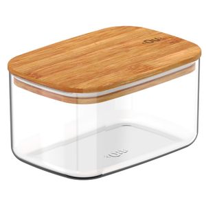 Pote Hermético Keep Retangular 650mL Natural - Ou