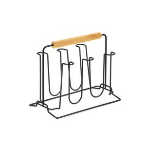 Suporte para 6 Copos Eco Design Black - Arthi