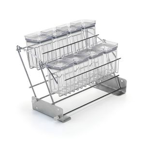 Conjunto Porta Condimento 8 Peças com Suporte - Arthi