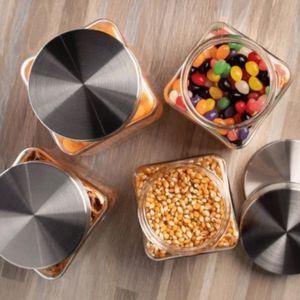 Pote de Vidro com Tampa Inox 800mL - Fackelmann