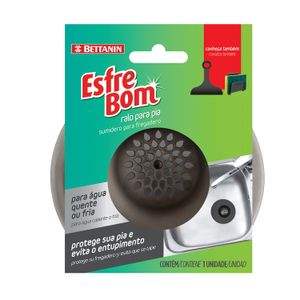Ralo para Pia Esfrebom 10cm Preto - Bettanin