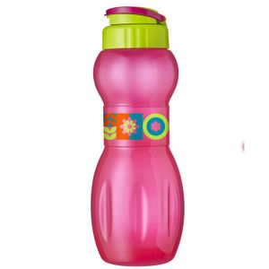 Garrafa Infinity 1l Decorada Rosa - Tiba