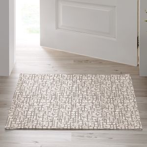 Tapete Ladrilho 50x70cm Creme - Bella Janela