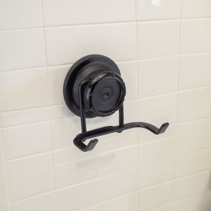Gancho Duplo com Ventosa Black - Arthi