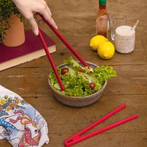 Pegador de Salada 29,5cm Vermelho - Mozcada