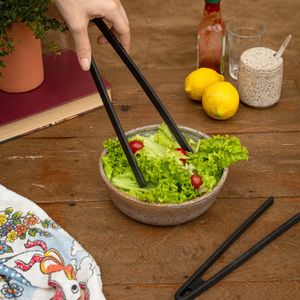 Pegador de Salada 29,5cm Preto - Mozcada