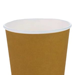Copo Papel Dourado Fosco 10 Unidades 270mL - Silver Plastic