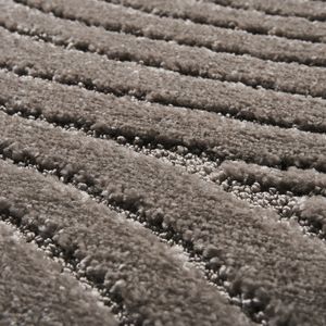 Tapete Realce Sand 50x100cm Cinza - Têxtil J. Serrano