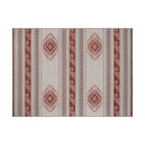 Tapete Funcional Asteca 50x80cm Taupe - Têxtil J. Serrano