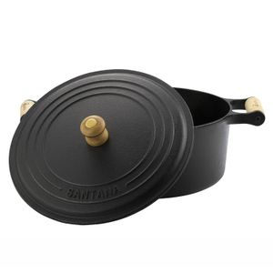 Caçarola de Ferro Fundido 18cm Preta - Fundição Santana